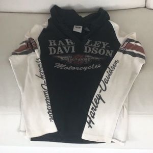 Harley Davidson henley long sleeve top